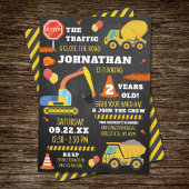 Bau 2. Geburtstag Einladung