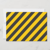 Bau 2. Geburtstag Einladung Chalkboard (Rückseite)