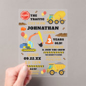 Bau 3. Geburtstag Acryleinladungen (Insitu (Handheld))