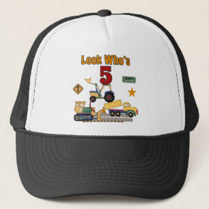 Bau-5. Geburtstags-T-Shirts und Geschenke Truckerkappe