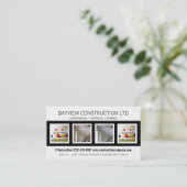 Bau-abschließenGebäude-Erneuerungen Visitenkarte (Stehend Vorderseite)
