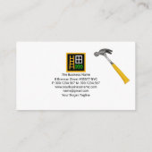 Bau alter Mauersteine Visitenkarte (Rückseite)