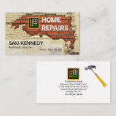 Bau alter Mauersteine Visitenkarte (Vorne/Hinten)