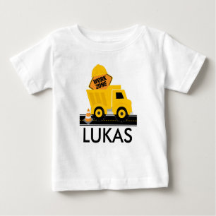 Bau-Arbeitsbereich-Geburtstags-Shirt, Geschwister Baby T-shirt