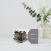 Bau-/Architekten-Visitenkarte Visitenkarte (Stehend Vorderseite)