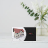 Bau-/Architekten-Visitenkarte Visitenkarte (Stehend Vorderseite)