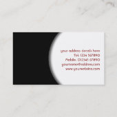 Bau-/Architekten-Visitenkarte Visitenkarte (Rückseite)