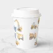 Bau Baby-Duschkabine LKW Party Pappbecher (Links)