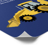 Bau Baby Duwer Windeln Gedanken Spiel Poster (Ecke)