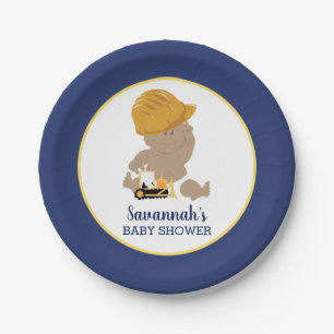 Bau-Baby-ethnischer Babyparty-Pappteller Pappteller