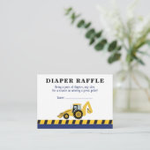 Bau Backhof Babydusche Windelwanne Begleitkarte (Stehend Vorderseite)