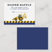 Bau Backhof Babydusche Windelwanne Begleitkarte (Vorne/Hinten)