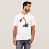Bau-Bagger T-Shirt (Vorne ganz)