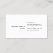 BAU, BAUER, ARCHITEKT VISITENKARTE (Rückseite)