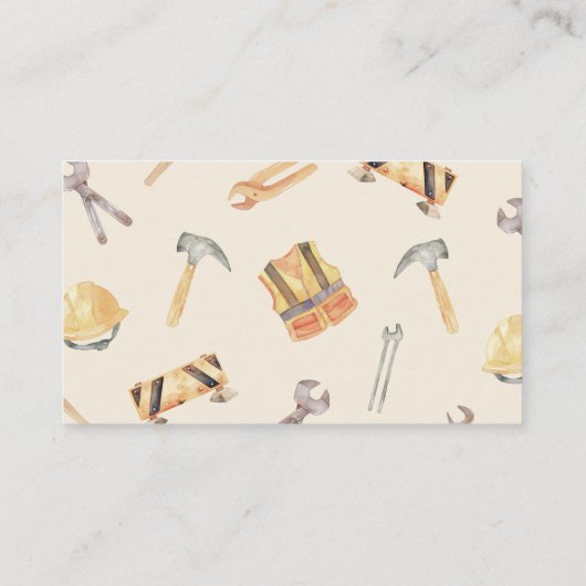 Bau Begleitkarte (Rückseite)