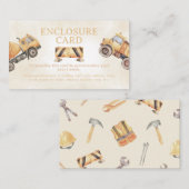 Bau Begleitkarte (Vorne/Hinten)