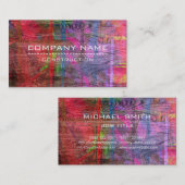 Bau Beruflich modernes, farbiges Holz Visitenkarte (Vorne/Hinten)