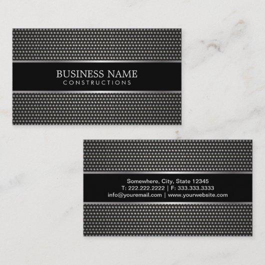 Bau Beruflicher Metallhandyman-Reparatur Visitenkarte (Vorne/Hinten)