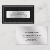 Bau Beruflicher moderner Metallbauer Visitenkarte (Vorne/Hinten)