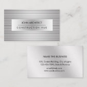 Bau-beruflicher moderner Metallerbauer Visitenkarte (Vorne/Hinten)