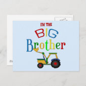 Bau Big Brother Geschenke Postkarte (Vorne/Hinten)