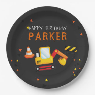 Bau Birthday Chalkboard Pappteller