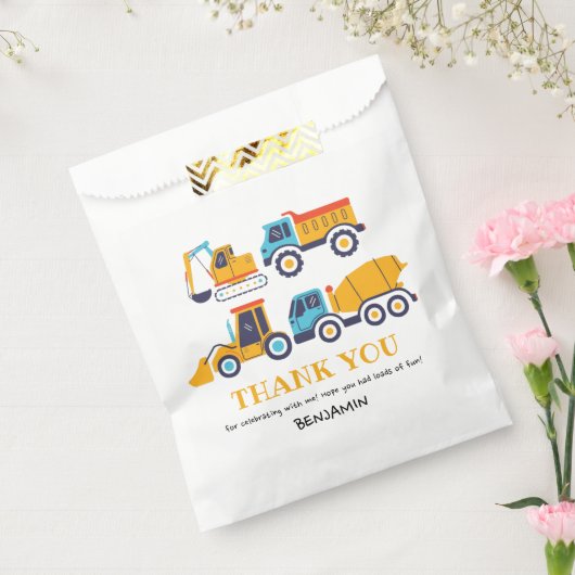 Bau Birthday Dump Truck Party Vielen Dank Geschenktütchen (Versiegelt)