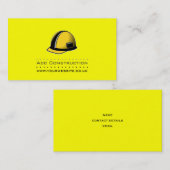 Bau/Builder-Visitenkarte v2 Visitenkarte (Vorne/Hinten)