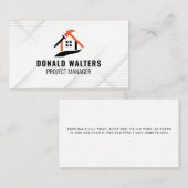 Bau | Carpentry | Zuhause-Reparatur Visitenkarte (Vorne/Hinten)