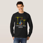 Bau Crew Bricklayer Gebäude Blöcke Maste T-Shirt (Vorne ganz)