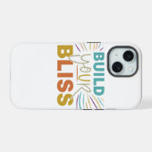 Bau Dein Glück iPhone 15 Hülle (Rückseite (Horizontal))