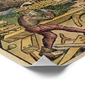 Bau der Arche 1493 - Plakat (Ecke)