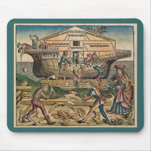 Bau der Arche Mousepad