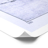 Bau der Brooklyn Bridge, New York (litho) Poster (Ecke)