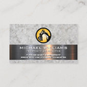 Bau der Erdbewegung | Betonstahl Visitenkarte (Rückseite)