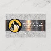 Bau der Erdbewegung | Betonstahl Visitenkarte (Vorderseite)