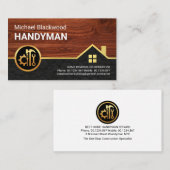 Bau der Holzschicht Visitenkarte (Vorne/Hinten)