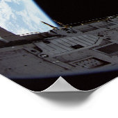 Bau der Internationalen Raumstation Poster (Ecke)