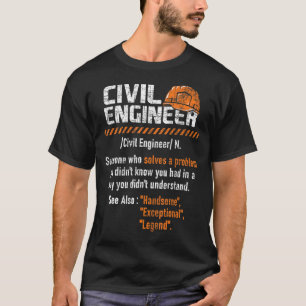 Bau der zivilen Brückenbaubrücken T-Shirt