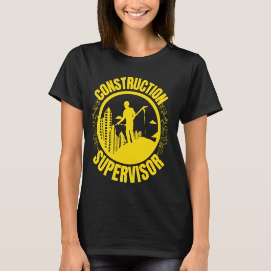 Bau des Bauleiters T-Shirt (Vorderseite)