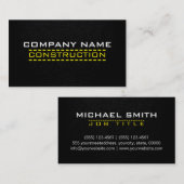 Bau des Beruflichen Ledersehens Visitenkarte (Vorne/Hinten)