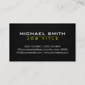 Bau des Beruflichen Ledersehens Visitenkarte (Rückseite)