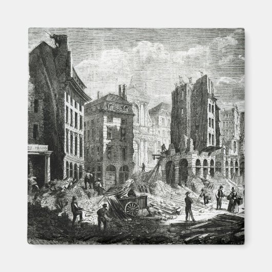 Bau des Boulevard de Sebastopol Magnet (Vorne)