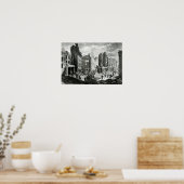 Bau des Boulevard de Sebastopol Poster (Küche)