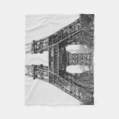 Bau des Eiffelturms Fleecedecke (Vorderseite)