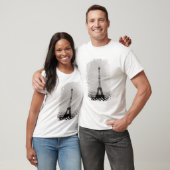 Bau des Eiffelturms T-Shirt (Unisex)