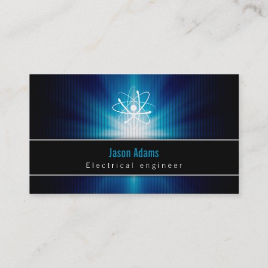 Bau des Elektroingenieur-| Visitenkarte (Vorderseite)