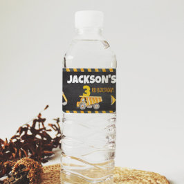 Bau des Geburtswasserflaschenschilds Wasserflaschenetikett