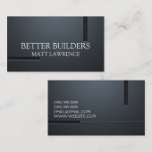 Bau des Generalunternehmers Visitenkarte (Vorne/Hinten)