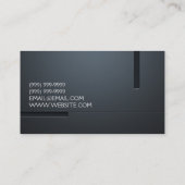 Bau des Generalunternehmers Visitenkarte (Rückseite)